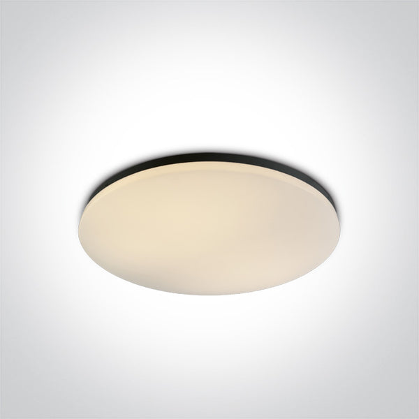 One Light 62146/B/W BLACK LED PLAFO 55W WW IP20 230V