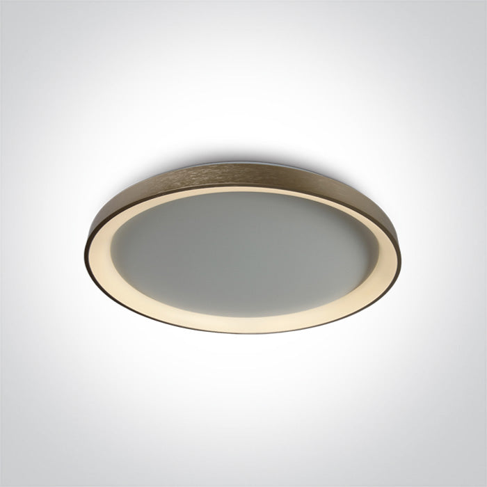 One Light 62148L/BGL/W BRUSHED BRASS PLAFO LED 48W WW IP20 230V