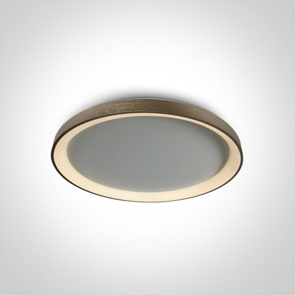 One Light 62148L/BGL/W BRUSHED BRASS PLAFO LED 48W WW IP20 230V