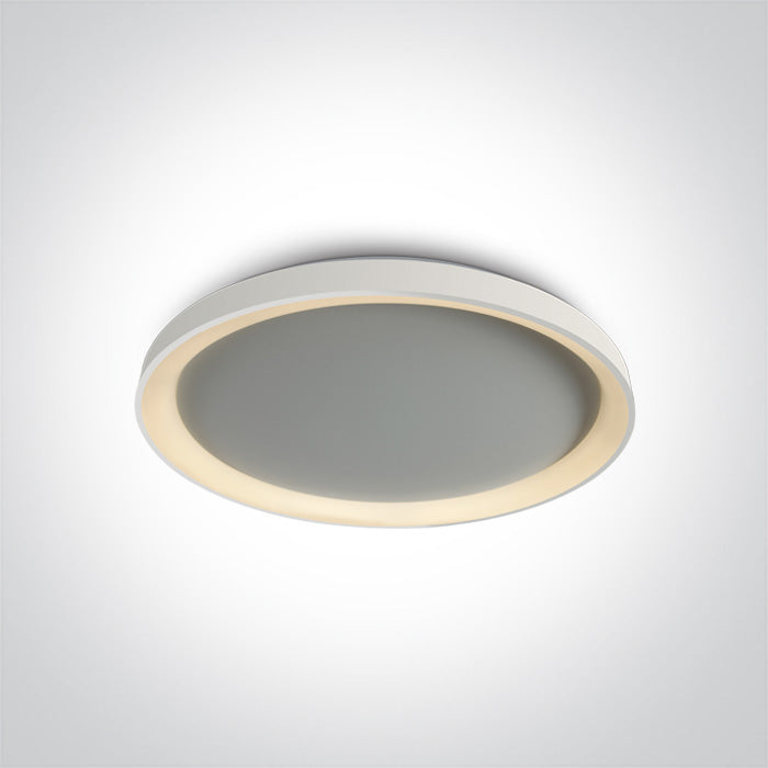 One Light 62148L/W/V WHITE PLAFO LED 48W CCTV IP20 230V DIMMABLE