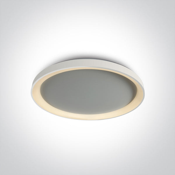 One Light 62148L/W/V WHITE PLAFO LED 48W CCTV IP20 230V DIMMABLE