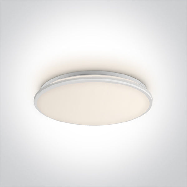 One Light 62154/W/W WHITE LED PLAFO 24W WW IP20 230V