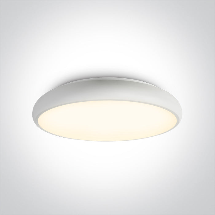 One Light 62160/W/W WHITE PLAFO LED 62W WW IP20 230V