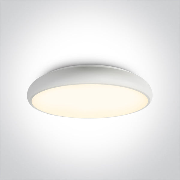 One Light 62160/W/W WHITE PLAFO LED 62W WW IP20 230V