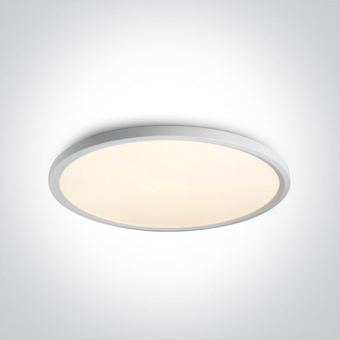 One Light 62160FB/W/W WHITE LED PLAFO 60W WW IP20 230V
