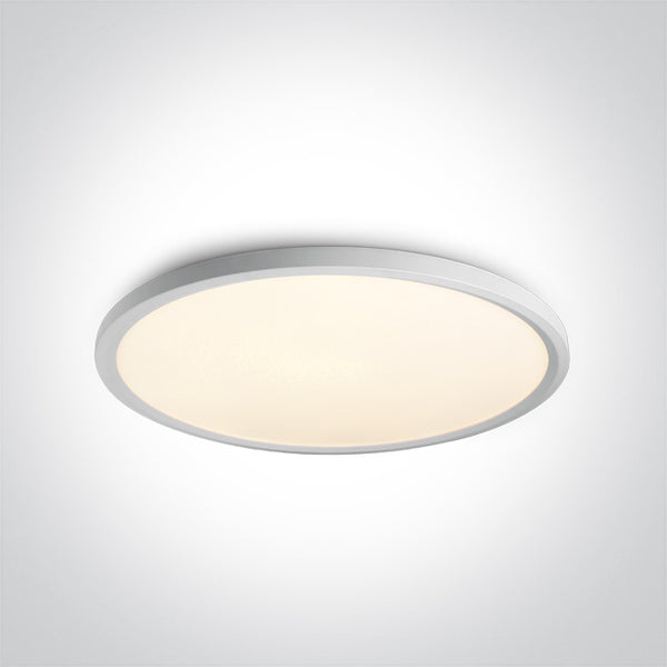 One Light 62160FB/W/W WHITE LED PLAFO 60W WW IP20 230V