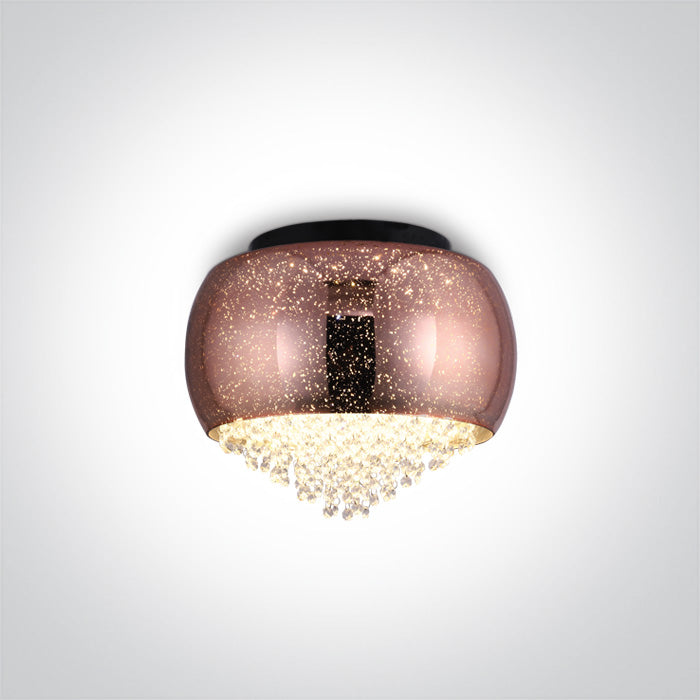 One Light 62170A CEILING LIGHT COPPER 4x9w G9 100-240v