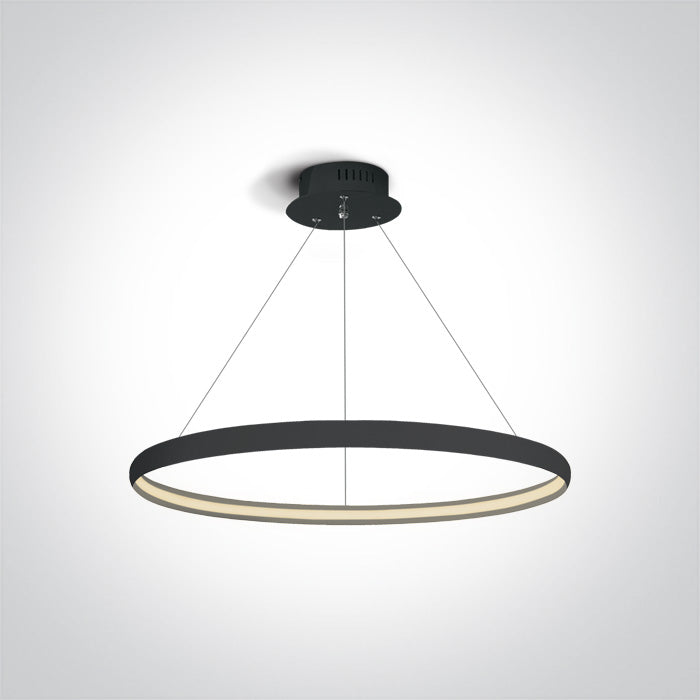 One Light 63048/B BLACK LED 19W WW IP20 230V