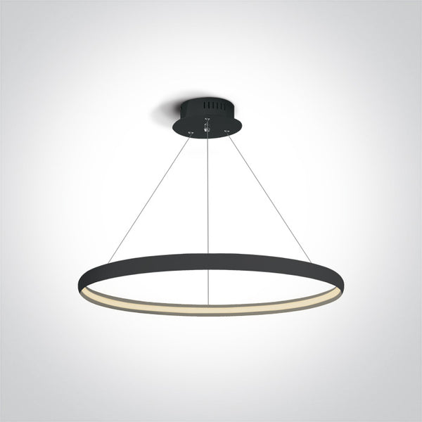 One Light 63048/B BLACK LED 19W WW IP20 230V