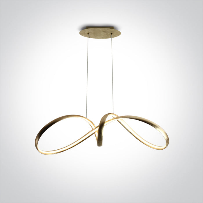 One Light 63062/BS BRASS PENDANT LED 36W WW IP20 230V