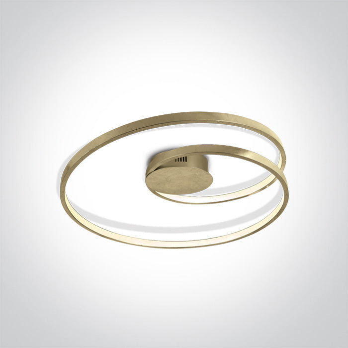One Light 63068/BS BRASS CEILING LED 30W WW IP20 230V