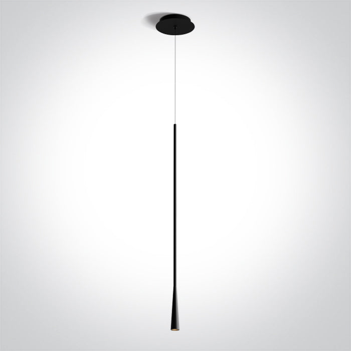 One Light 63076A/B/W BLACK 5W WW 230V