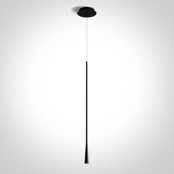 One Light 63076A/B/W BLACK 5W WW 230V