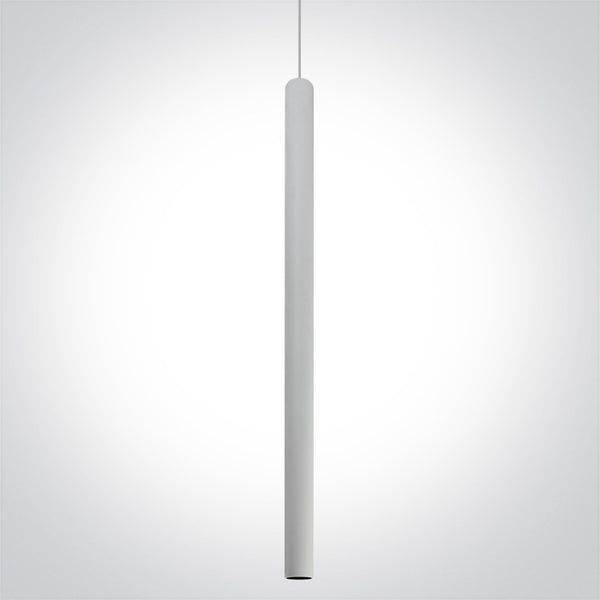 One Light 63108A/W/W WHITE PENDANT LED 6w WW 30deg IP20 230V