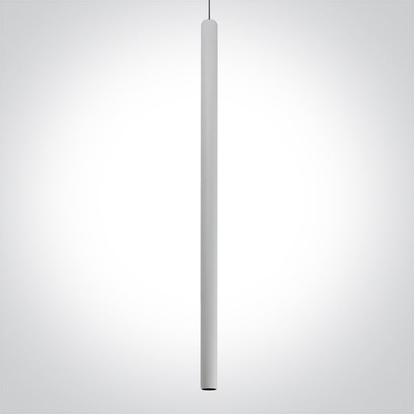 One Light 63108B/W/W WHITE PENDANT 6W WW IP20 230V