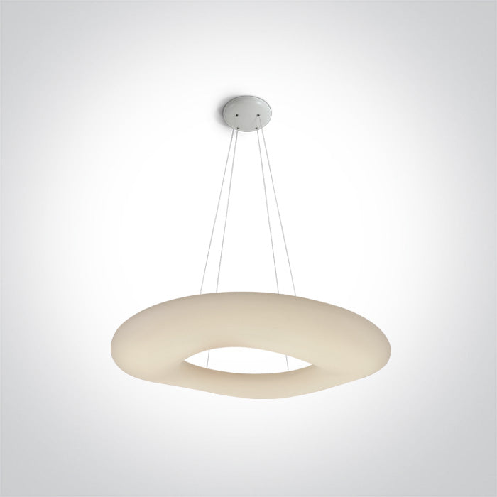 One Light 63110C/W WHITE PENDANT LED 80W WW IP20 230V