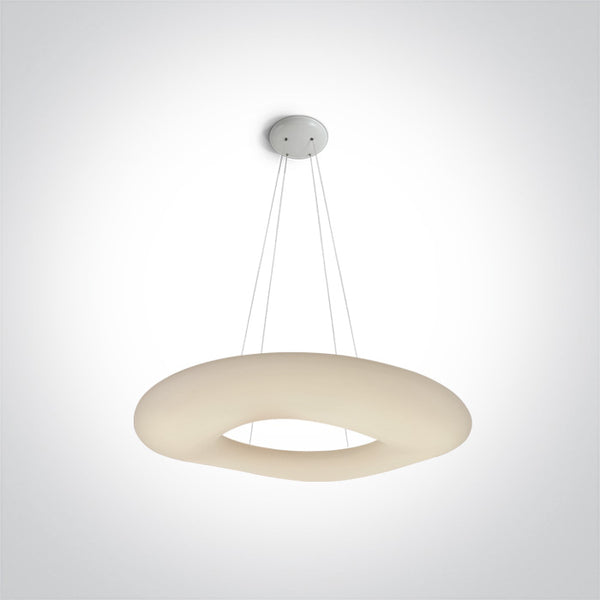 One Light 63110C/W WHITE PENDANT LED 80W WW IP20 230V