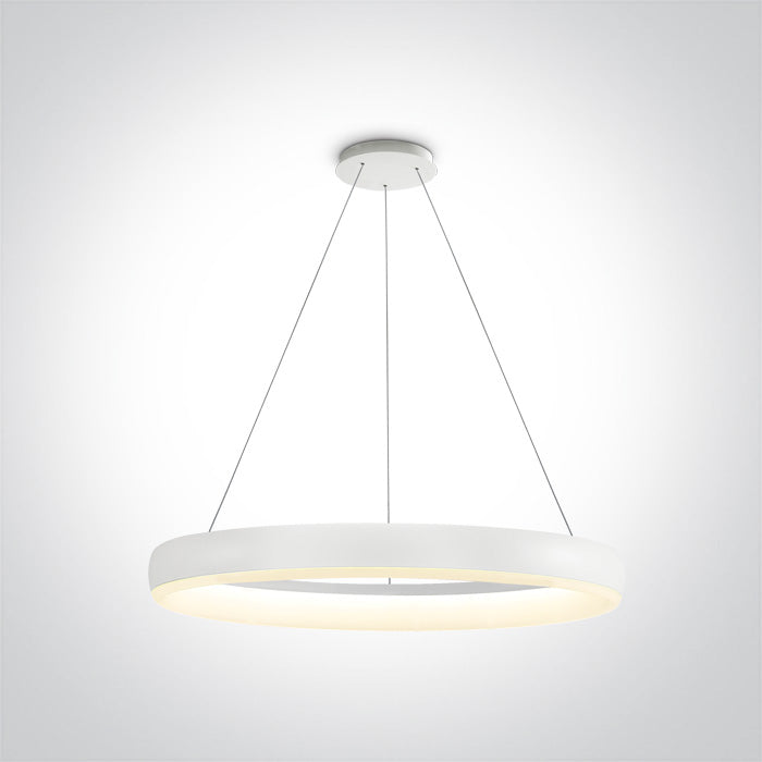 One Light 63114/W/W WHITE PENDANT LED 40W WW IP20 230V