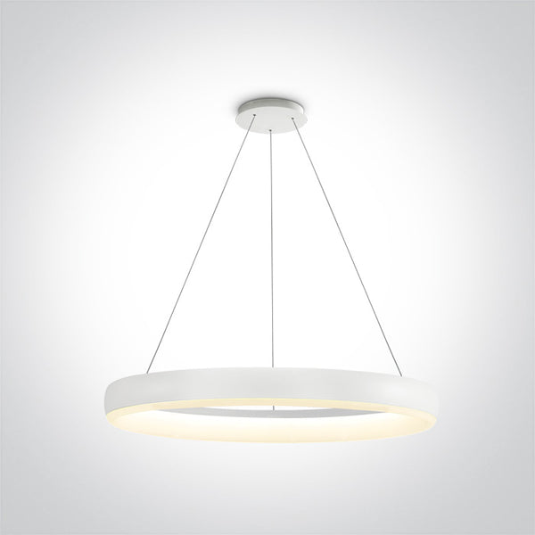 One Light 63114/W/W WHITE PENDANT LED 40W WW IP20 230V