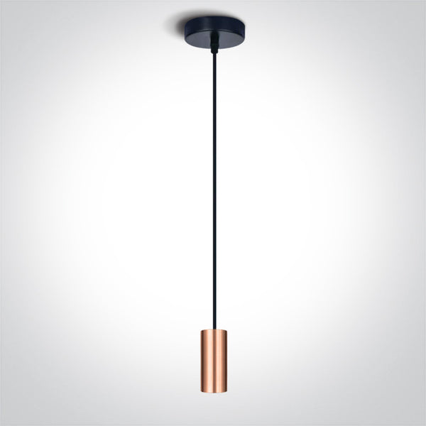 One Light 63124/CU COPPER PENDANT 20W E27