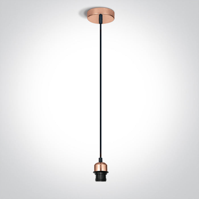 One Light 63126/CU COPPER PENDANT 20W E27