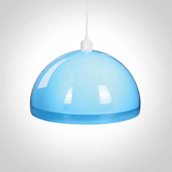 One Light 63142/BL BLUE PENDANT SHADE