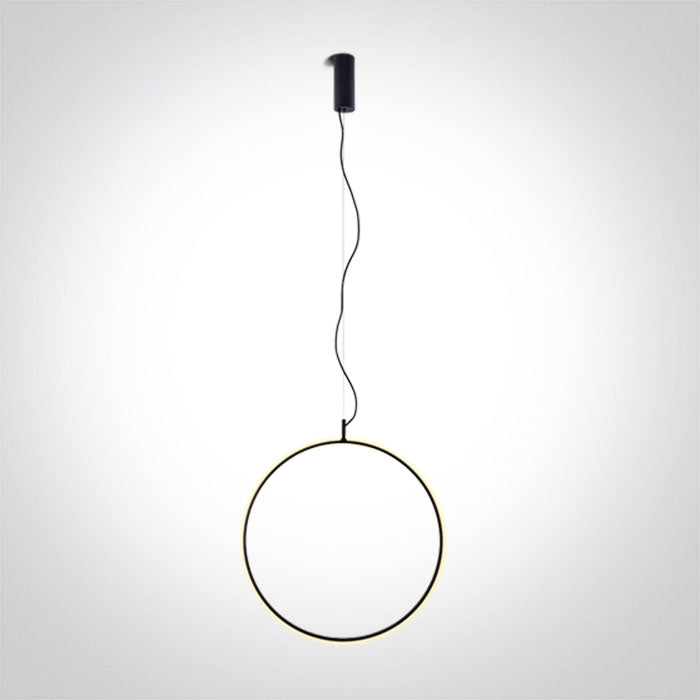 One Light 63152A/B/W BLACK RING 40cm 20W WW IP20 230V DIMMABLE