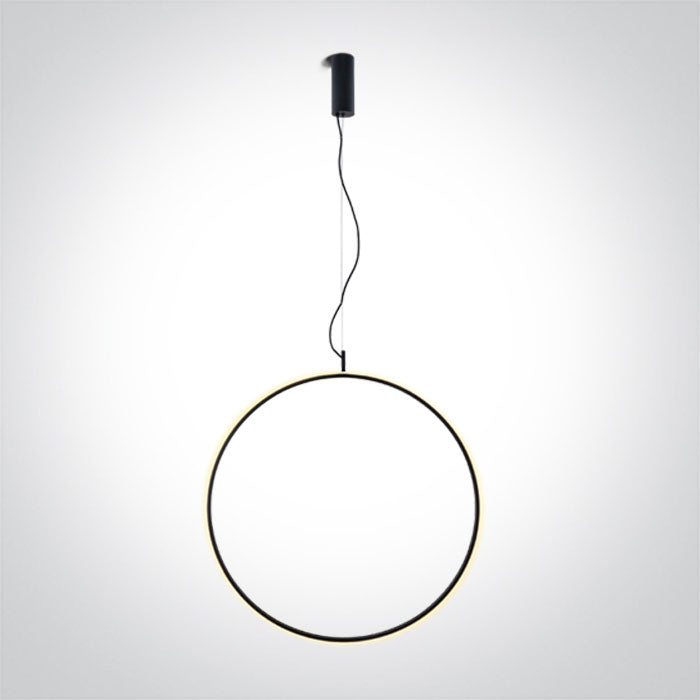 One Light 63152B/B/W BLACK RING 60cm 30W WW IP20 230V DIMMABLE