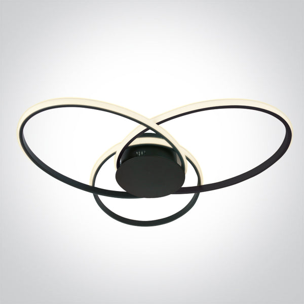 One Light 63154D/B/W BLACK 60W WW IP20 230V DIMMABLE