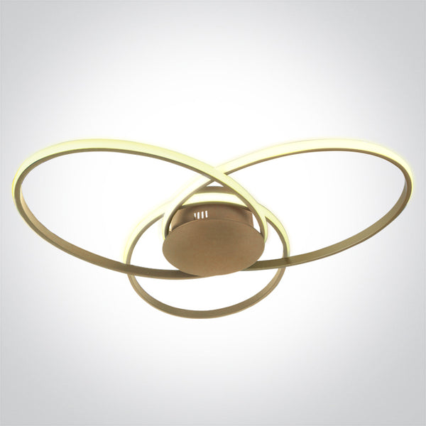 One Light 63154D/CH/W CHAMPAGNE 60W WW IP20 230V DIMMABLE