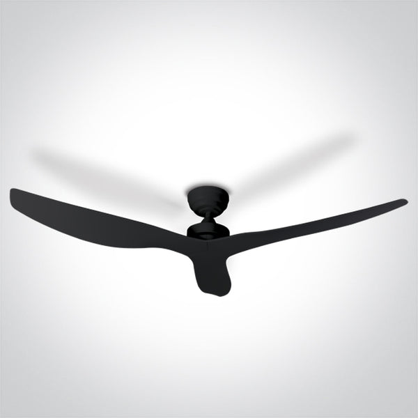 One Light 6316/B BLACK ABS ROD FAN 30W IP20 230V