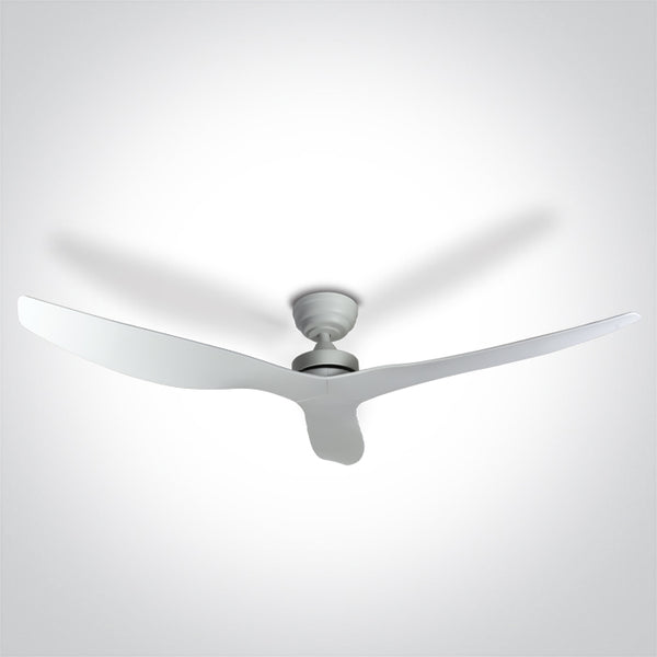 One Light 6316/W WHITE ABS ROD FAN 30W IP20 230V