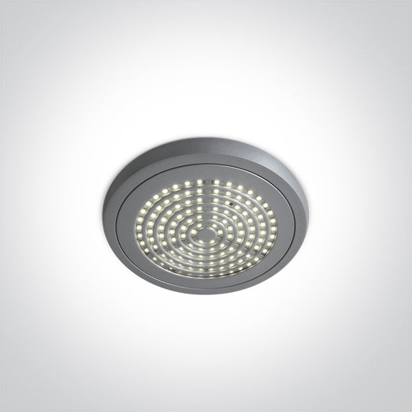 One Light 64002/G/C GREY LED 7w COOL WHITE 230v