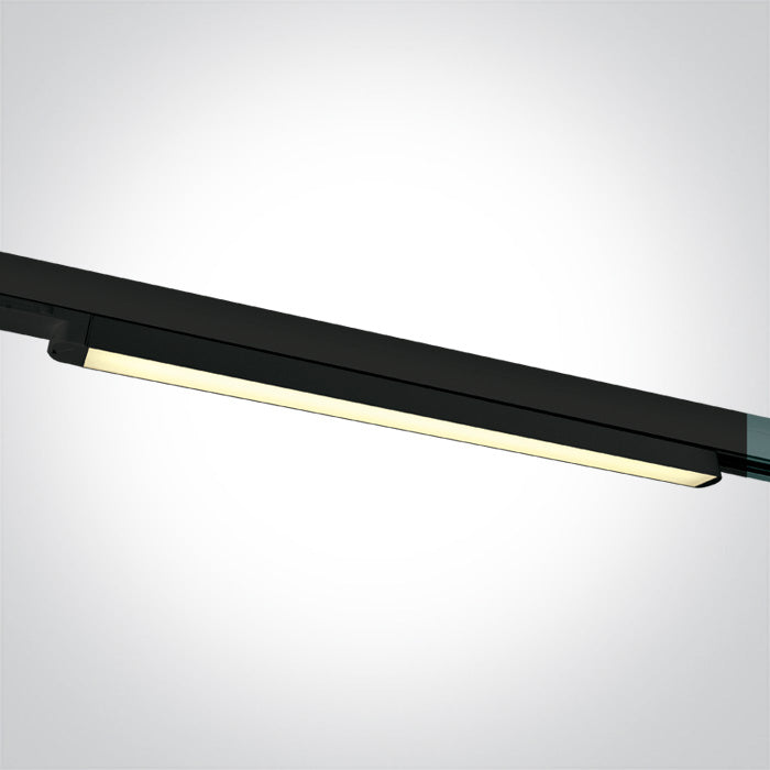 One Light 65018T/B/V BLACK 16W CCTV LINEAR TRACK LIGHT 100-240V