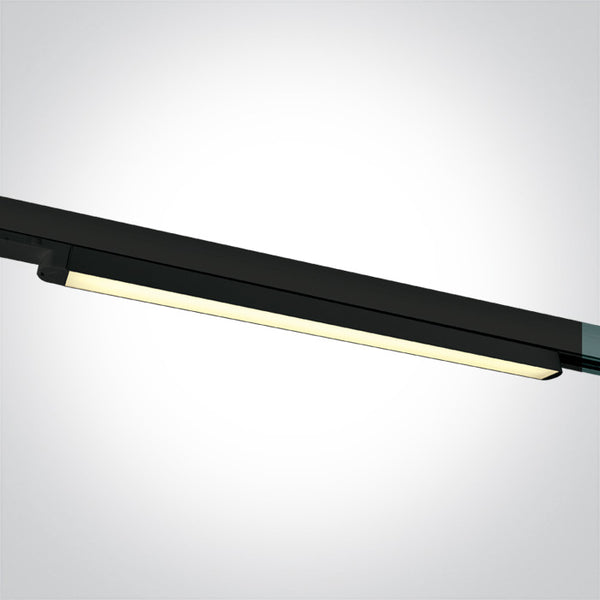 One Light 65018T/B/V BLACK 16W CCTV LINEAR TRACK LIGHT 100-240V