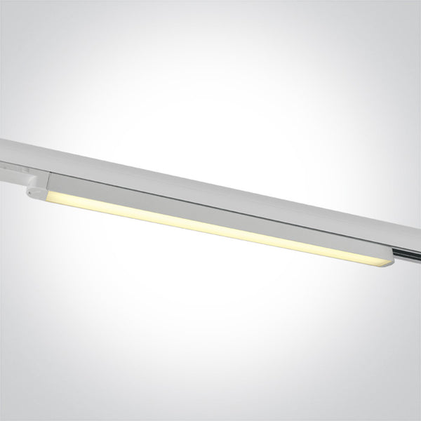 One Light 65018T/W/V WHITE 16W CCTV LINEAR TRACK LIGHT 100-240V