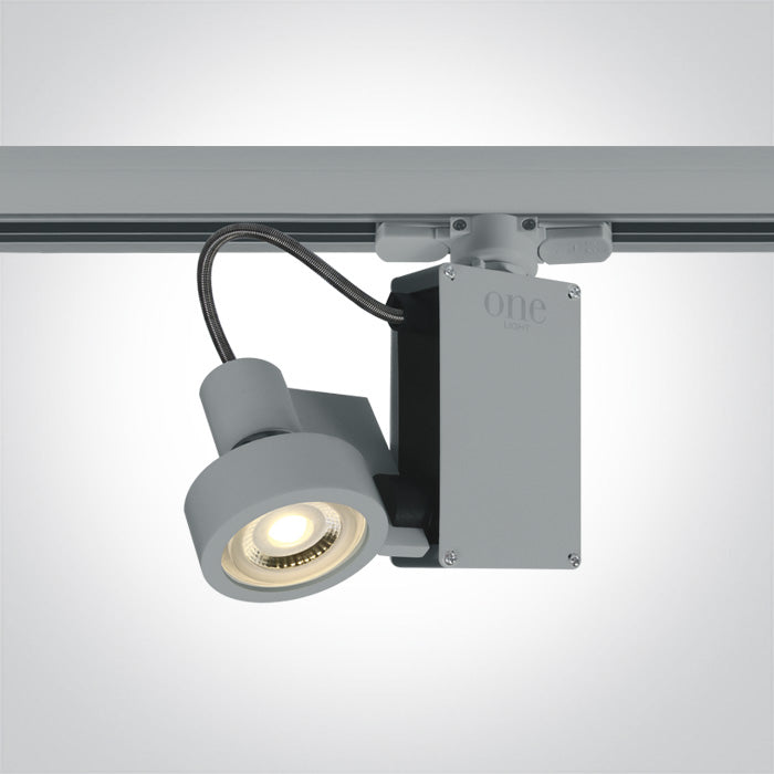 One Light 65019T/G GREY GU10 50w TRACK SPOT