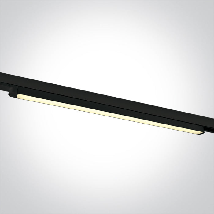 One Light 65025T/B/V BLACK 25W CCTV LINEAR TRACK LIGHT 100-240V