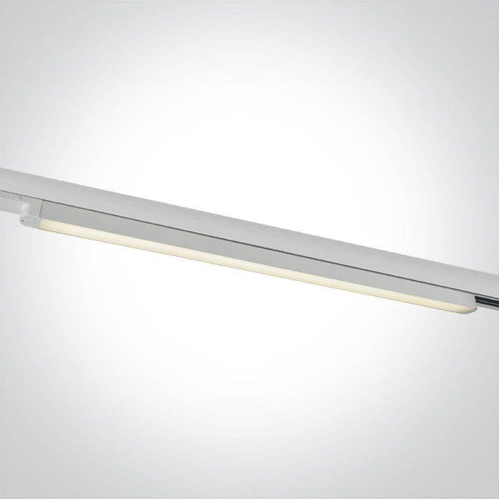 One Light 65025T/W/C WHITE LED 25W CW LINEAR TRACK LIGHT 100-240V