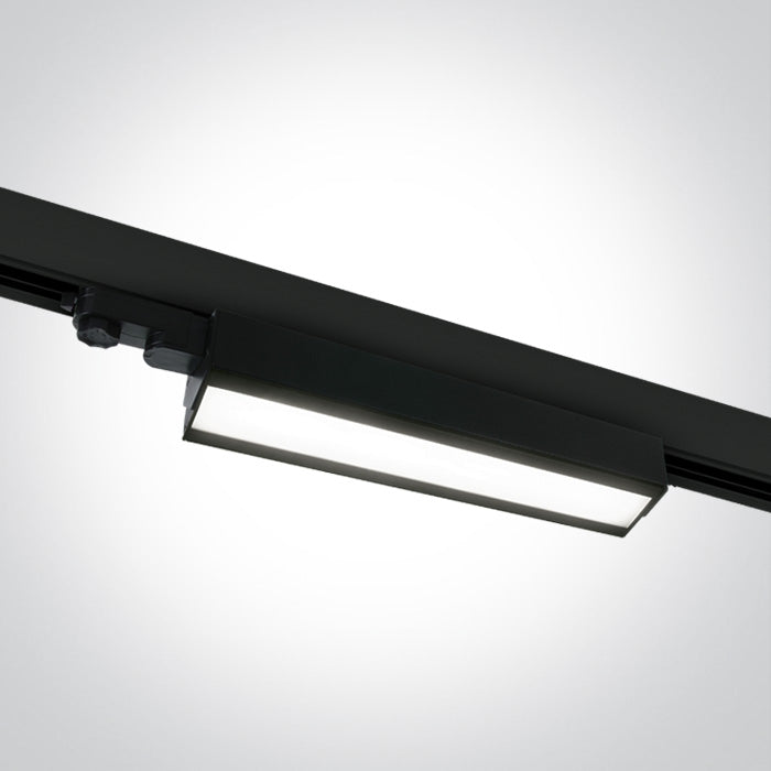 One Light 65026T/B/C BLACK LED 40W CW LINEAR TRACK LIGHT ADJUSTABLE 230V