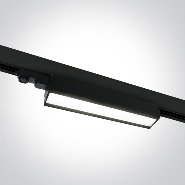 One Light 65026T/B/C BLACK LED 40W CW LINEAR TRACK LIGHT ADJUSTABLE 230V