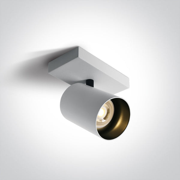 One Light 65105N/W WHITE GU10 10W DARK LIGHT