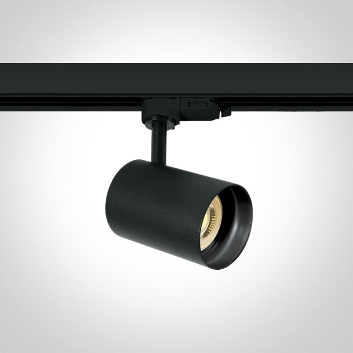 One Light 65105NT/B/B BLACK BLACK REFLECTOR GU10 10W TRACK SPOT 