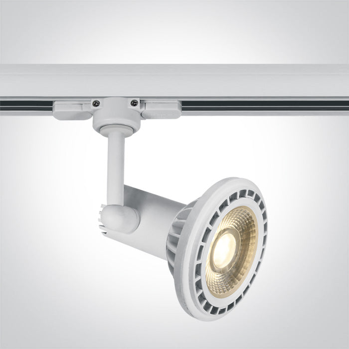 One Light 65118AT/W WHITE GU10 R111 TRACK SPOT 50W