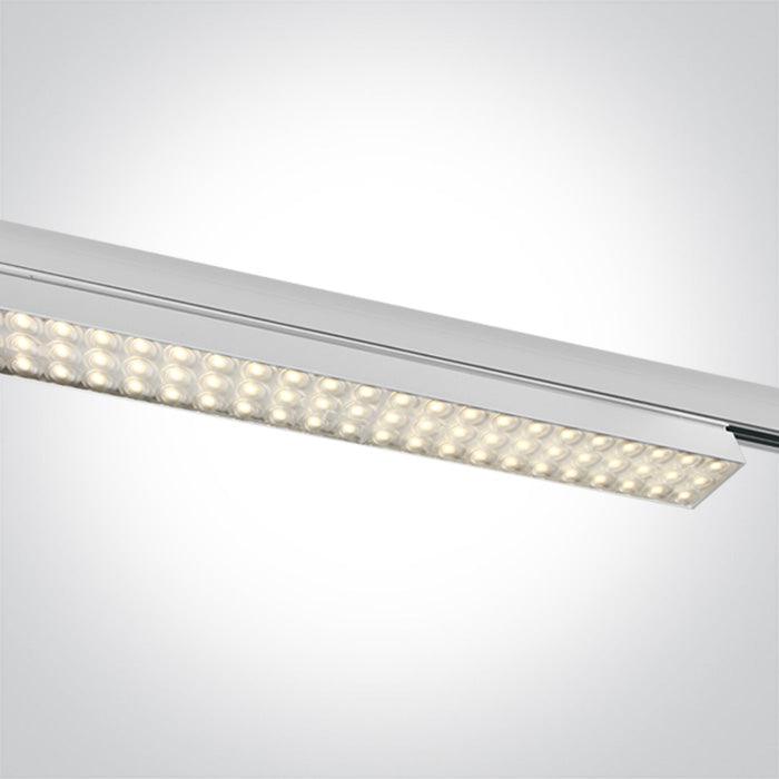 One Light 65170AT/W/W WHITE LED 30W WW LINEAR TRACK LIGHT IP20 230V