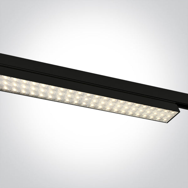 One Light 65170BT/B/W BLACK LED 60W WW LINEAR TRACK LIGHT IP20 230V