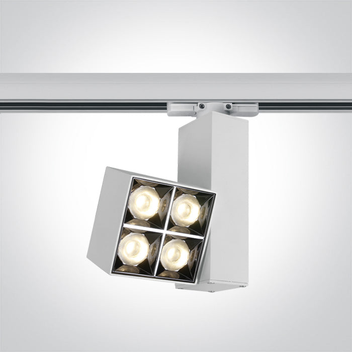One Light 65406BT/W/W WHITE TRACK LIGHT 15W WW IP20 230V