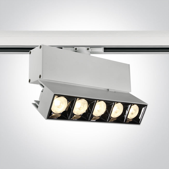 One Light 65506BT/W/W WHITE TRACK LIGHT ADJUSTABLE 20W WW 38deg IP20 230V