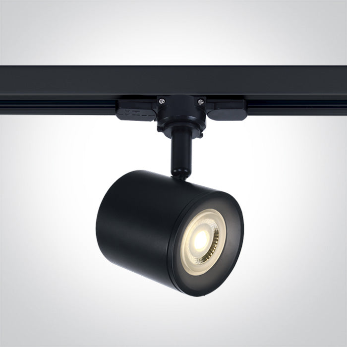 One Light 65520T/B BLACK 20W GU10 TRACK SPOT