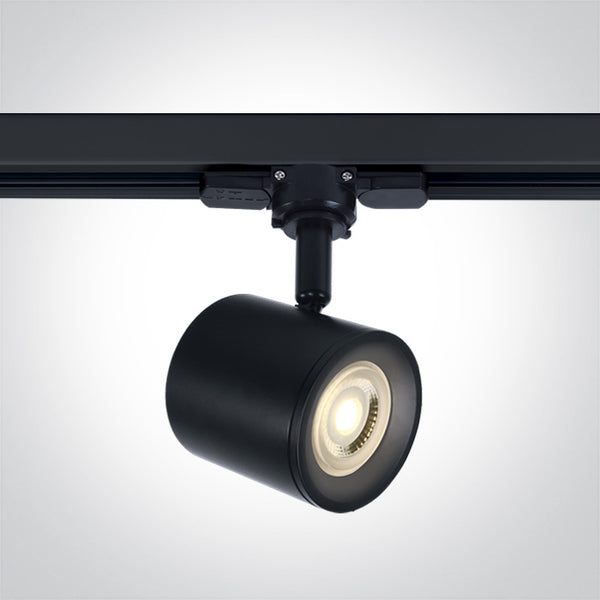 One Light 65520T/B BLACK 20W GU10 TRACK SPOT